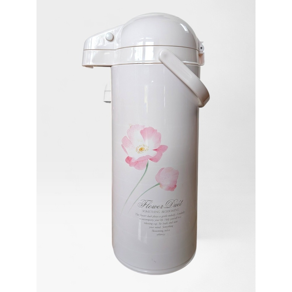 Zojirushi 2.45L Airpot Thermal Carafe – Made in Japan Floral‎ "Duet Flower"